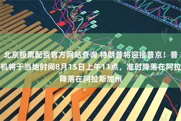 北京股票配资官方网站查询 特朗普将迎接普京！普京的专机将于当地时间8月15日上午11点，准时降落在阿拉斯加州